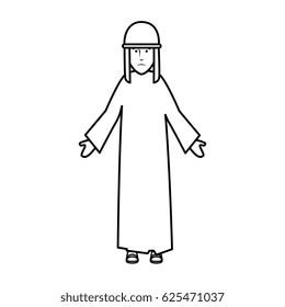 arab character avatar icon