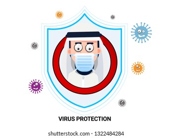 Arab character gets virus protection