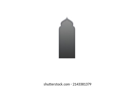 Arab door arches different shapes for mosque islamic and oriental architecture vector