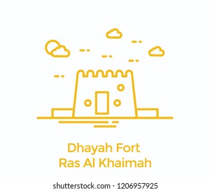 An arab fortification called dhayah fort 