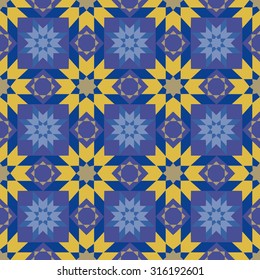 Arab Islamic seamless ornament. Islamic pattern bright colorful. Vector illustration.