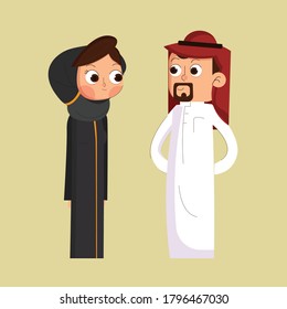 Arab khaliji motherand father charchters