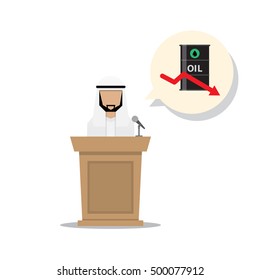 arab man annouce oil production capacity decreasing