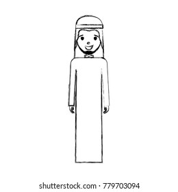 Arab man cartoon
