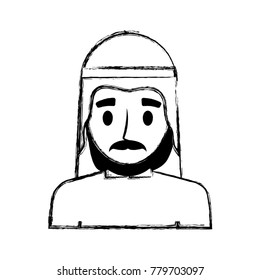 Arab man cartoon