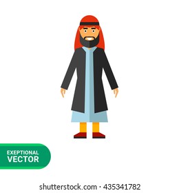 Arab man icon