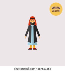 Arab man icon