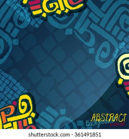 Arab motives. Vector abstract background. Hand texture drawn.