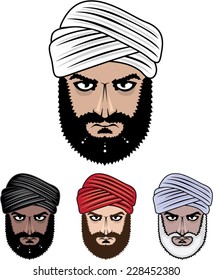 Arab Muslim vector