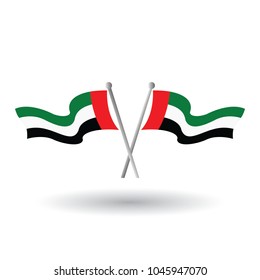 Arab original flag vector illustration colors and proportion national isolated emblem concept eps