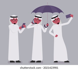 Arab Saudi character design 2021