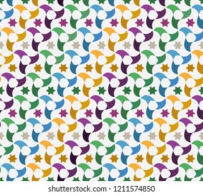 Arab tiles, mosaic, color background, movement design