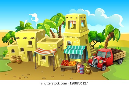 Cartoon Desert Images, Stock Photos & Vectors | Shutterstock