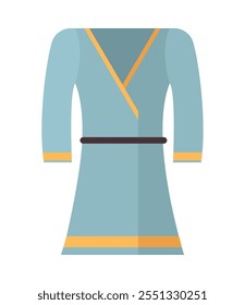 arab traditional dress male icon isolated