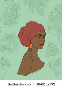 Arab women. Afroamerican women, abstract illustration of women