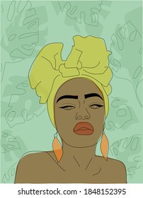 Arab women. Afroamerican women, abstract illustration of women