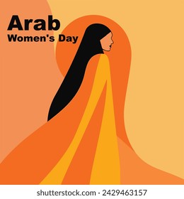 Arab Women's Day, International Women's Day Vector illustration design