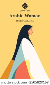 Arab Women's Day, International Women's Day Vector illustration design