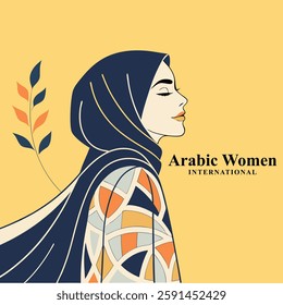 Arab Women's Day, International Women's Day Vector illustration design