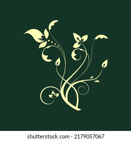 arabesque art border flower frame Vector illustration, Oriental vector damask patterns for greeting cards and wedding invitations.