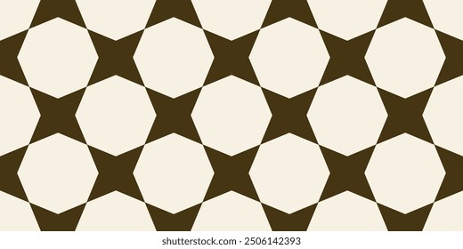Arabesque background octagon tiles star pattern. Ornamental backdrop colorful geometric design. Stylish scarf, dress, shirt textile fabric swatch. Vector graphic easy to recolor all over print block.