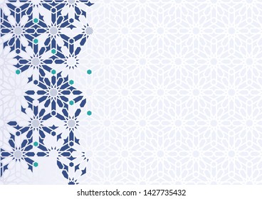 Arabesque background, use it as a eid mubarak greeting, hajj or any islamic advertising