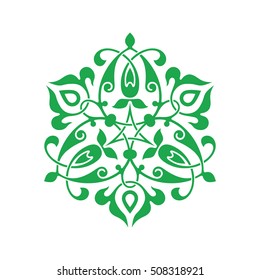 Arabesque decor. Mandala. Vector Illustration for islamic style design. 