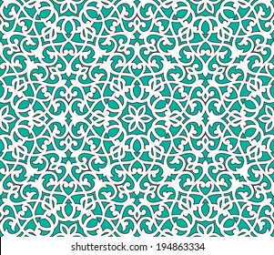 Arabesque decor. Seamless pattern. Vector Illustration.