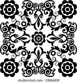 arabesque floral background