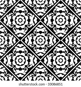 arabesque floral background