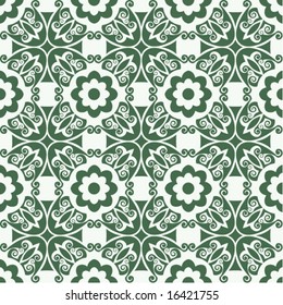 arabesque floral pattern