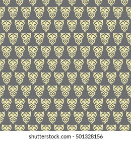 Arabesque flower Seamless Pattern. Muslim Background for presentation, flyer or brochure. Abstract Background geometric pattern. Vector illustration