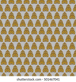Arabesque flower Seamless Pattern. Muslim Background for presentation, flyer or brochure. Abstract Background geometric pattern. Vector illustration