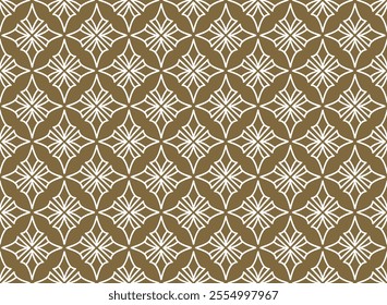 Arabesque geometric patterns background gold