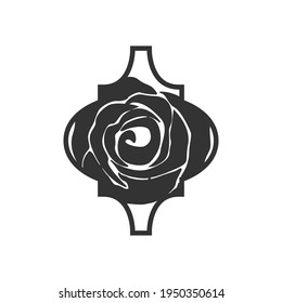 Plantilla de diseño de icono árabe vectorial