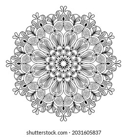 arabesque mandala design of islamic geometric element drawing for floral pattern with arabic style henna artwork
