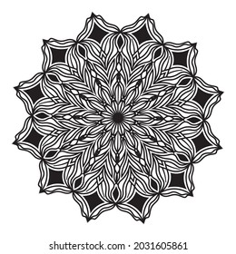 arabesque mandala design of islamic geometric element drawing for floral pattern with arabic style henna artwork
