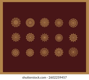 Arabesque mandala pattern design with abstract background. Hand drawn gorgeous ethnic for card, cover, invitation card, anniversary card