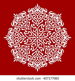 arabesque motif. logo vector.