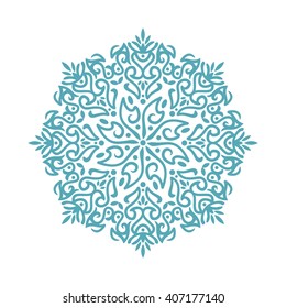 arabesque motif. logo vector.