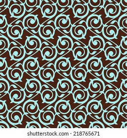 Arabesque. Ornamental seamless pattern. Vector abstract background