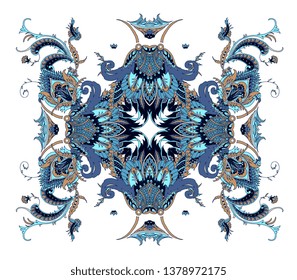 Arabesque with paisley
