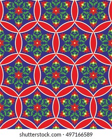 Arabesque. Pattern in Moorish style. Arab seamless texture. Element of design. Islamic  background. Oriental ornament