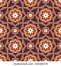 Arabesque. Pattern in Moorish style. Arab seamless texture. Element of design.Islamic background.Oriental ornament.