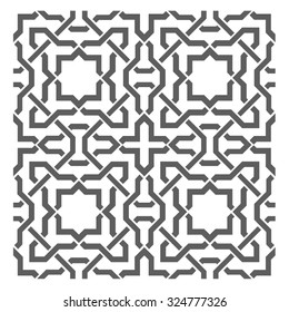 Arabesque pattern, vector tiling blocks