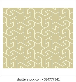 Arabesque pattern, vector tiling blocks