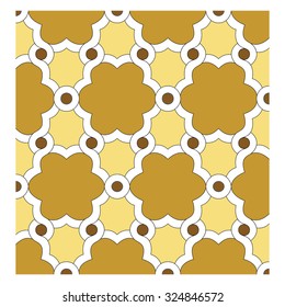 Arabesque pattern, vector tiling blocks