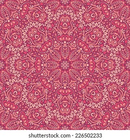 Arabesque seamless pattern. Background vintage flower. Texture royal vector. Fabric illustration.