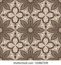 Arabesque seamless pattern in editable vector file