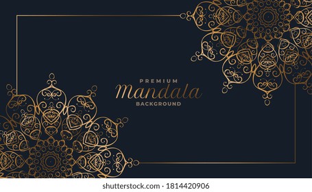 fondo decorativo de patrón mandala de estilo arabesco